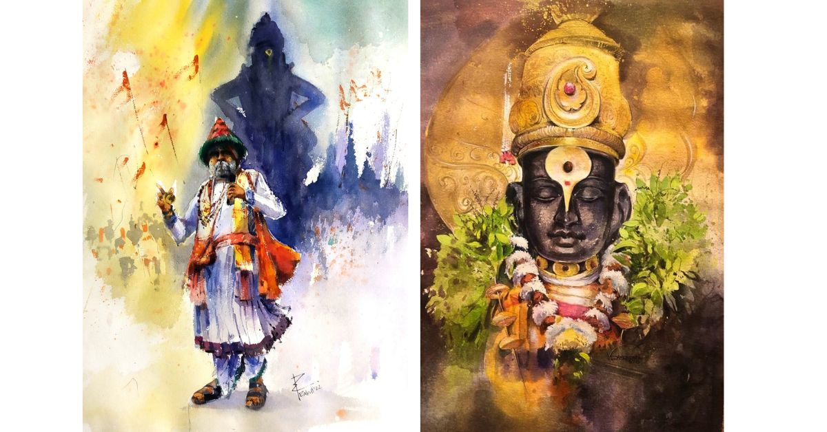 Celebrate Ashadhi Ekadashi by sharing latest Ekadashi stickers with Hike |  Fairy drawings, Art painting gallery, Hanging flower wall