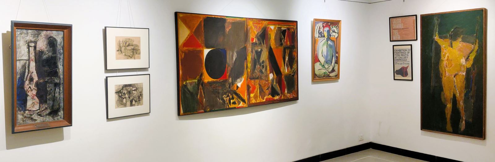 Dual show of paintings by artists Bhiva Punekar and Paneri Bhiva Punekar in  Jehangir Art Gallery. 